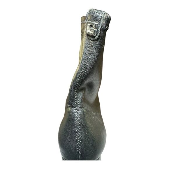 Guess Womens size 10 M Caballa Faux LeatherBlock Heels Mid-Calf Boots Black - Picture 6 of 10